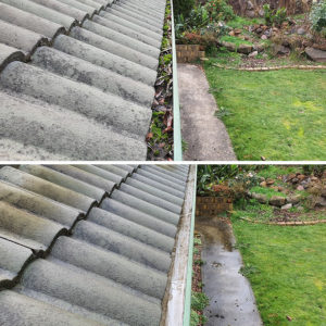 Gutter Cleaning in Launceston - Before and After